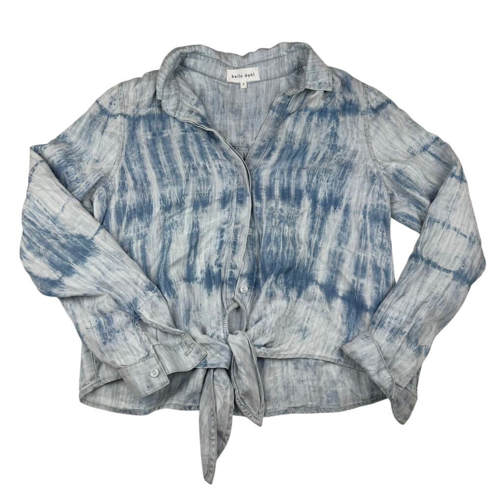 Bella Dahl Tie Dye Tencel Button Front Shirt Small